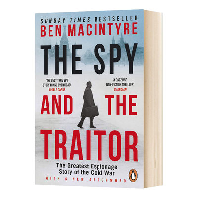 英文原版 The Spy and the Traitor 间谍与叛徒 英文版 历史战争谍战动作冒险小说 进口英语原版书籍