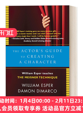 英文原版 The Actor's Guide to Creating a Character 演员创造角色指南 迈斯纳方法 表演艺术 电影 William Esper 进口书