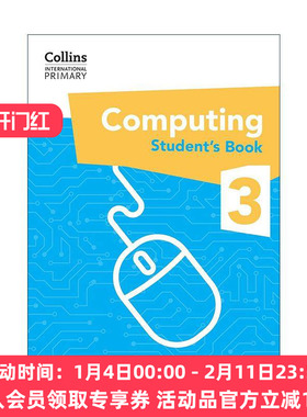 英文原版 Collins International Primary Computing Student's Book 3 柯林斯国际小学计算机科学学生用书3 英文版 进口英语书籍