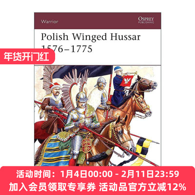 英文原版 Polish Winged Hussar 1576–1775 波兰翼骑兵 历史上的战士系列 英文版 进口英语原版书籍