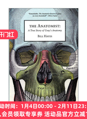 英文原版 The Anatomist 解剖学家 Gray's Anatomy格雷氏解剖学的真实故事 传记 Bill Hayes 英文版 进口英语原版书籍