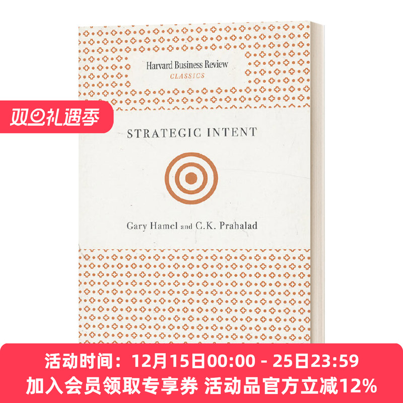 战略意图 英文原版 Strategic Intent 英文版 进口英语原版书籍