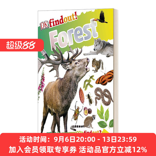 英文原版 DK findout Forest DK小发现 森林 英文版 进口英语原版书籍