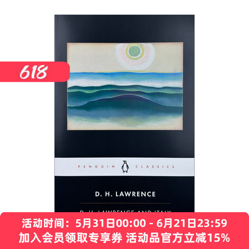 英文原版 意大利的黄昏 D.H.劳伦斯游记 D. H. Lawrence and Italy 企鹅黑经典 英文版 进口英语原版书籍