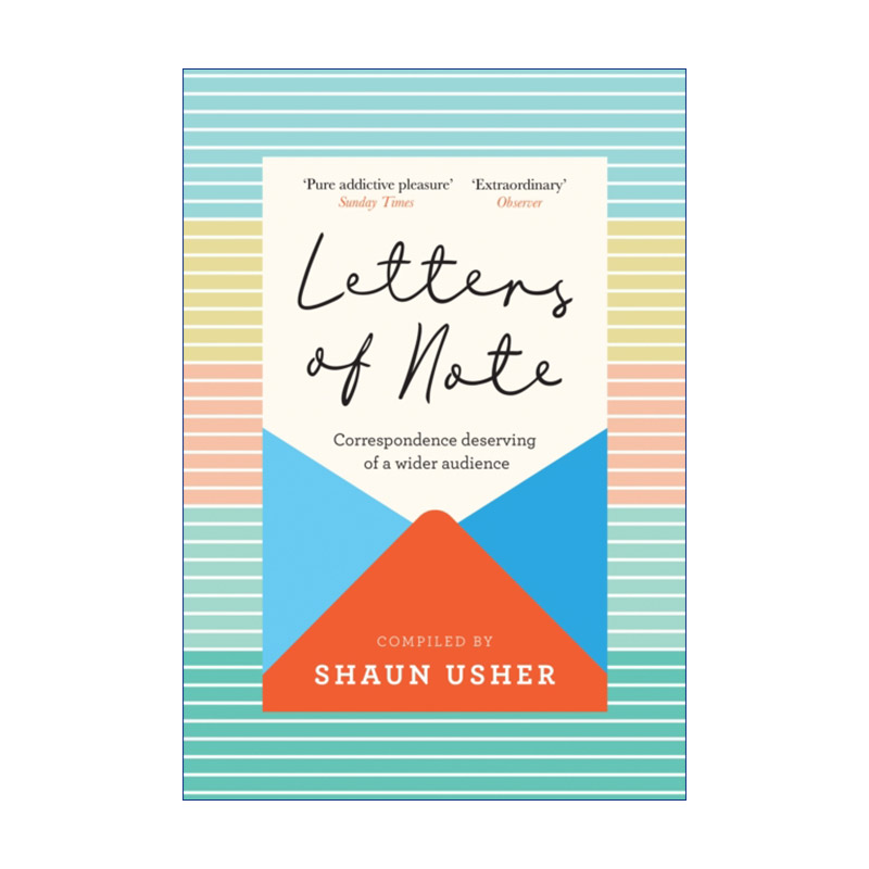 见信如晤  英文原版 Letters of Note 值得更多人看的书信集 精装 英文版 进口英语原版书籍