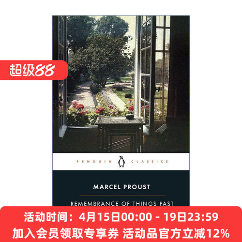 追忆似水年华 卷三 英文原版 Remembrance of Things Past Volume 3 普鲁斯特 企鹅黑经典 英文版 进口英语原版书籍