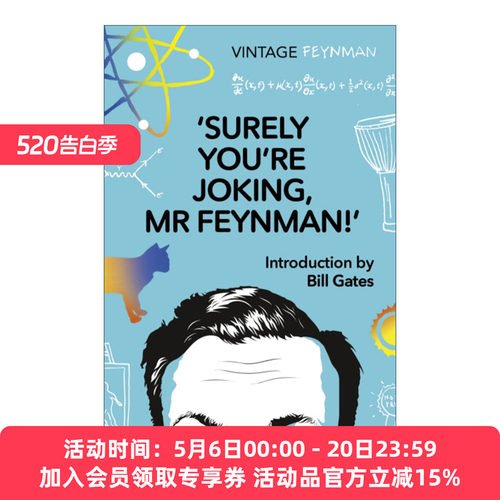 别闹了费曼先生  英文原版 Surely You're Joking Mr Feynman 科学顽童的故事 新版 比尔盖茨作序 英文版 进口英语原版书籍