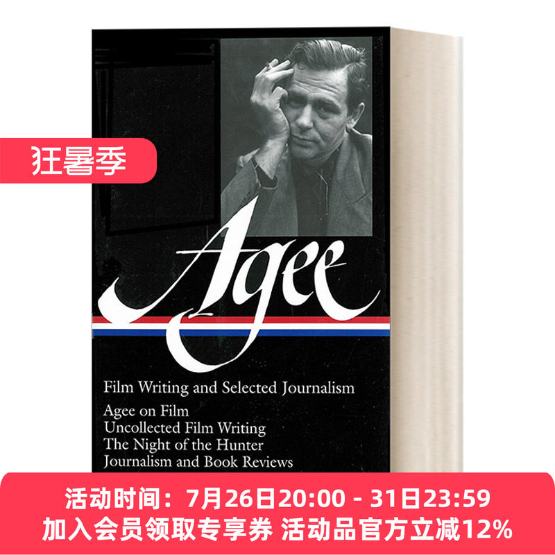 英文原版 James Agee 詹姆斯·艾吉 电影写作和精选新闻报道 普利策奖得主 精装美国文库 英文版 进口英语原版书籍
