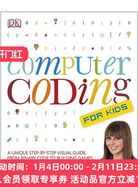英文原版 Help your Kids Computer Coding for Kids DK儿童计算机编程入门 精装视觉编程指南 英文版 进口英语原版书籍