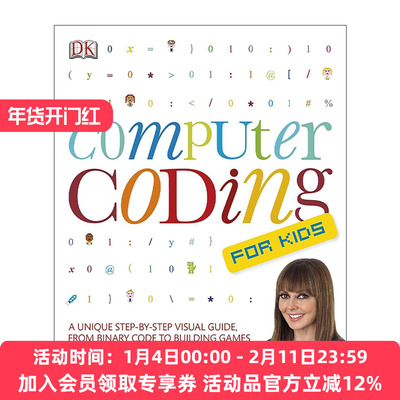 英文原版 Help your Kids Computer Coding for Kids DK儿童计算机编程入门 精装视觉编程指南 英文版 进口英语原版书籍