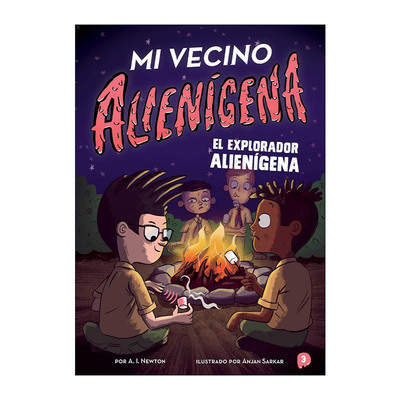 隔壁的外星人 侦察兵 西班牙语版Mi vecino alienigena 3 El explorador alienigena 章节书 进口原版书籍