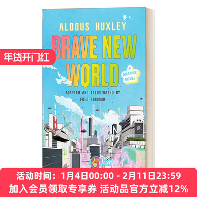 美丽新世界漫画版 英文原版 Brave New World Graphic Novel 赫胥黎 精装 英文版 进口英语原版书籍
