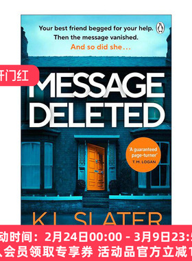 英文原版 Message Deleted 消失的短信 K. L. Slater 畅销悬疑惊悚小说 英文版 进口英语原版书籍