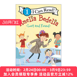 英文原版 Amelia Bedelia Lost and Found 阿米莉亚失物招领 糊涂女佣 I Can Read level 1分级读物 英文版 进口英语原版书籍