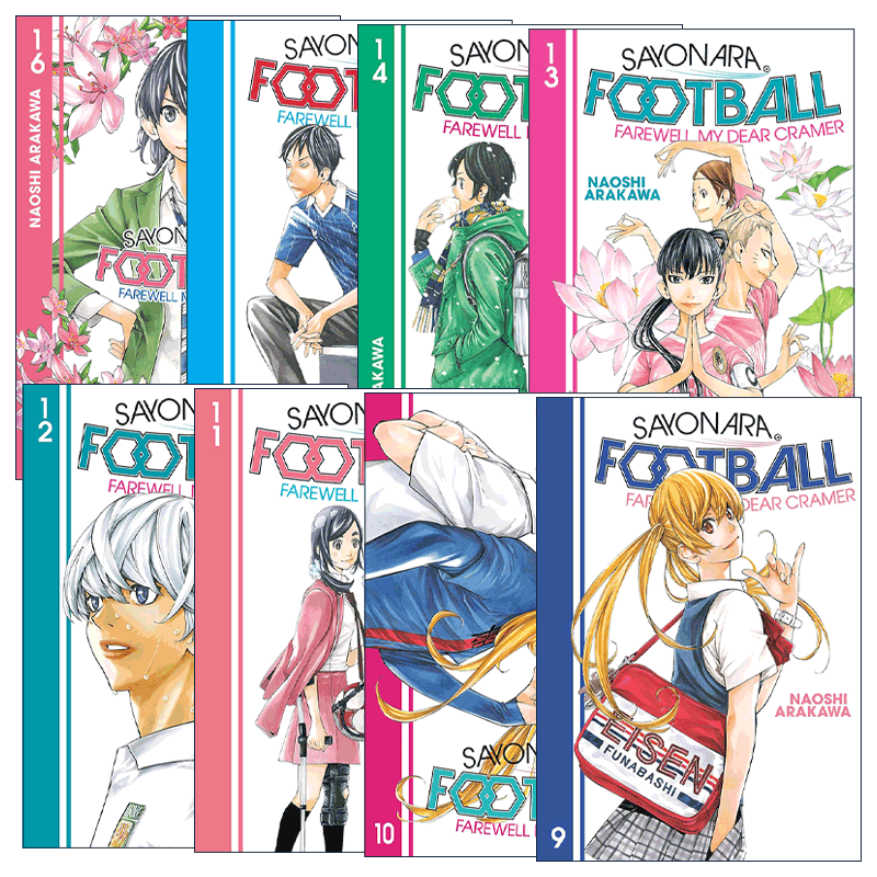英文原版 Sayonara, Football 再见足球系列9-16册 再见了,我的克拉默 同名动漫漫画 四月是你的谎言作者新川直治 英文版 进口书