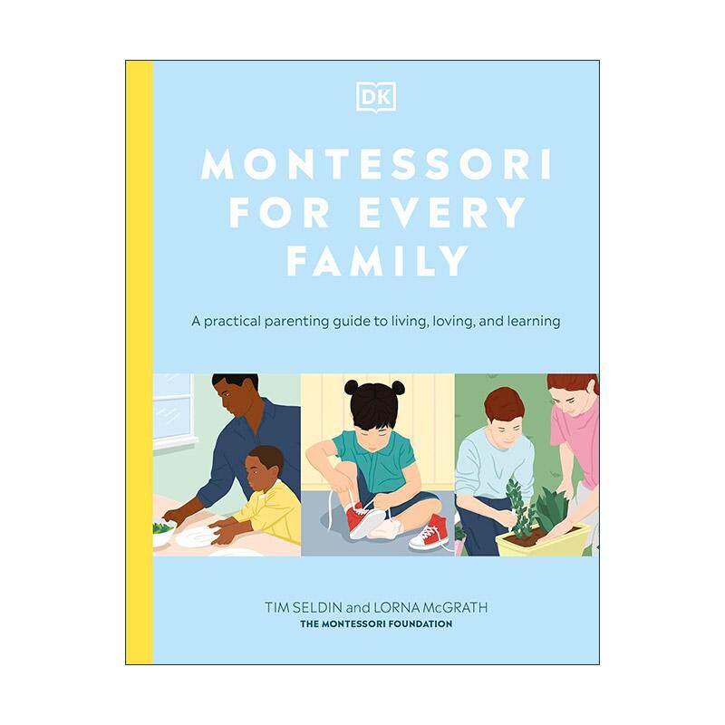英文原版 Montessori For Every Family 家庭中的蒙特梭利 DK儿童教育科普读物 英文版 进口英语原版书籍