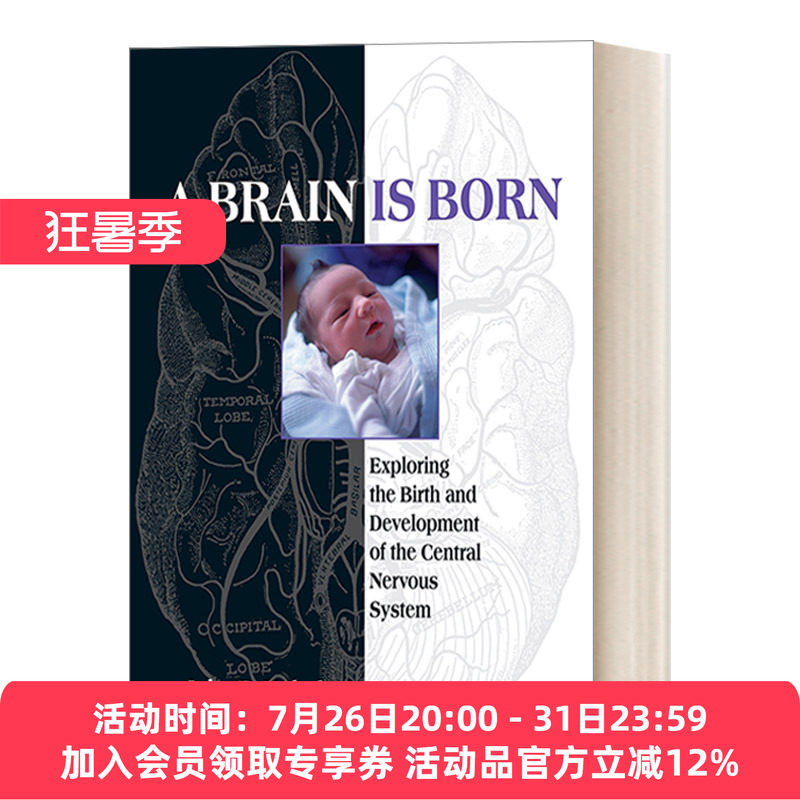 一个大脑的诞生 英文原版 A Brain Is Born 索中枢神经系统的诞生和发展 另类疗法 健康 John E.Upledger 英文版 进口英语原版书籍