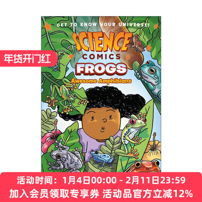 英文原版 Science Comics: Frogs 科学漫画系列 青蛙令人敬畏的两栖动物 英文版 进口英语原版书籍