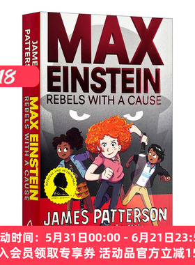 马克斯爱因斯坦 有原因的反叛 英文原版 Max Einstein Rebels with a Cause 青少年英语课外阅读章节桥梁书 英文版进口原版书籍