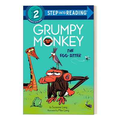 英文原版 Step into Reading 2 Grumpy Monkey The Egg-Sitter 暴怒猴照看蛋 企鹅兰登分级读物 英文版 进口英语原版书籍