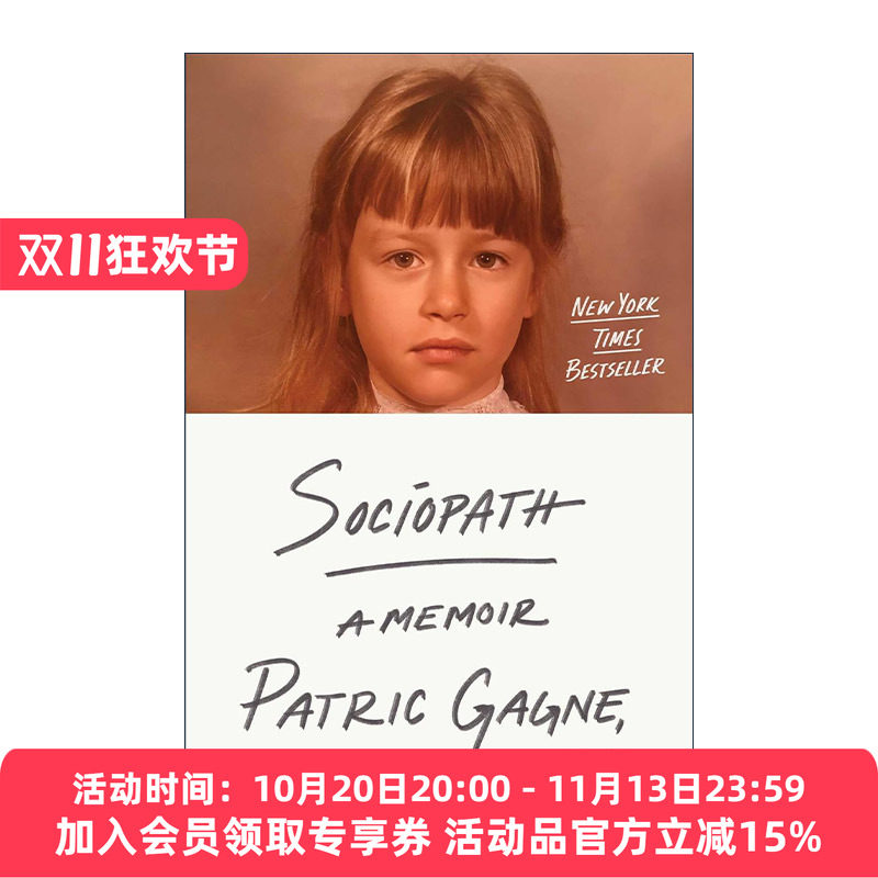 英文原版 Sociopath 反社会的人 回忆录 精装 人格分裂 英文版 进口英语原版书籍