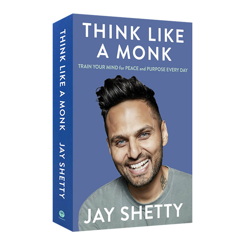 像修道士一样思考 英文原版 Think Like A Monk 利用积极的力量并快乐的秘诀 精装 英文版 进口英语原版书籍