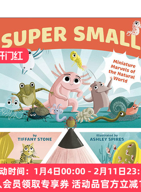 英文原版 Super Small 自然界的微型奇迹 儿童精装科普百科绘本 了不起的杰作作者Ashley Spires 英文版 进口英语原版书籍