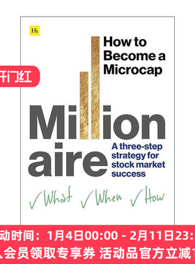 英文原版 How to Become a Microcap Millionaire 微盘股投资指南 实现财务自由的三步策略 英文版 进口英语原版书籍