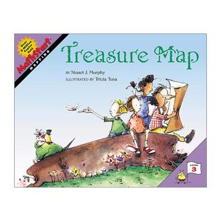 英文原版 Mathstart Level 3 Treasure Map 数学启蒙绘本3级 英文版 进口英语原版书籍
