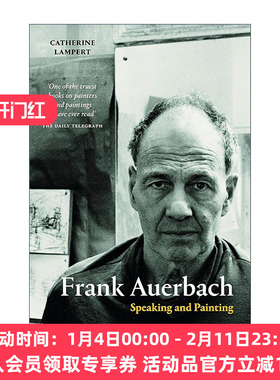 英文原版 Frank Auerbach Speaking And Painting 弗兰克·奥尔巴赫传记 表现主义 绘画作品集 英文版 进口英语原版书籍