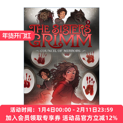 英文原版 The Council of Mirrors The Sisters Grimm 09 镜子议会 格林姐妹系列09 十周年纪念版 儿童奇幻童话推理小说