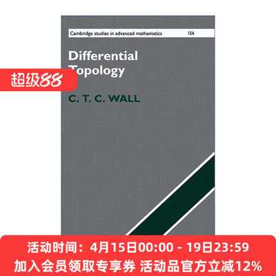 微分拓扑  英文原版 Differential Topology 剑桥高等数学研究系列 精装 英文版 进口英语原版书籍