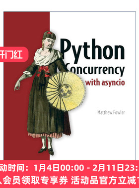 并发编程  英文原版 Python Concurrency with asyncio asyncio 英文版 进口英语原版书籍