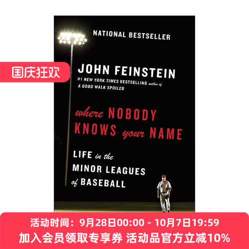 英文原版 Where Nobody Knows Your Name 没有人知道你的名字 在美国职业棒球小联盟的生活 传记 John Feinstein进口英语原版书籍