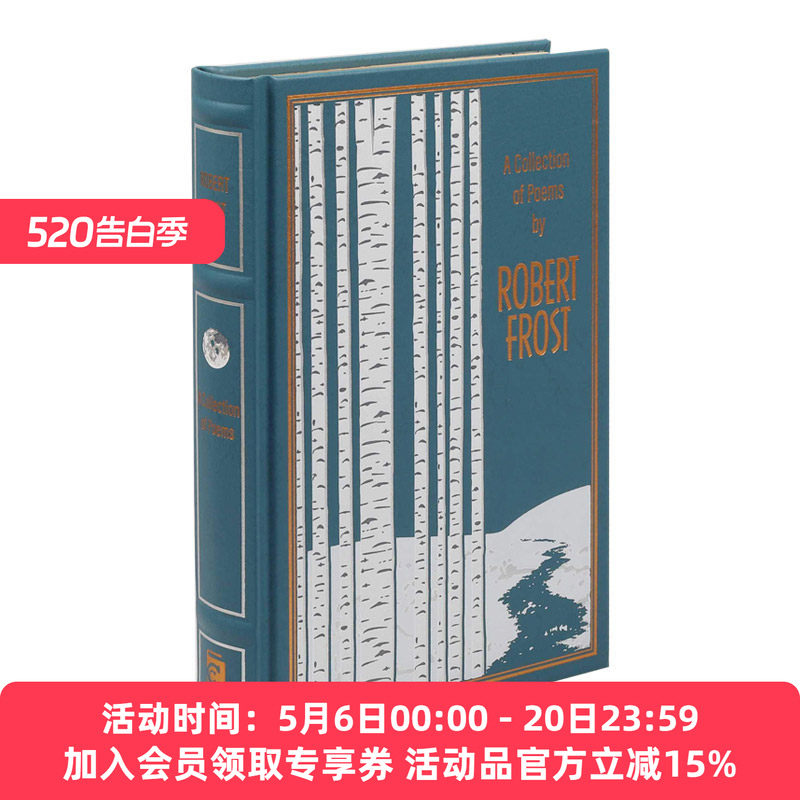 罗伯特诗选 云经典 英文原版 A Collection of Poems by Robert Frost Leather-bound Classics Leather Bound 英文版