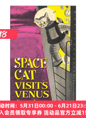 英文原版 Space Cat Visits Venus 太空猫造访金星 儿童章节桥梁科幻故事书 Ruthven Todd 精装 英文版 进口英语原版书籍