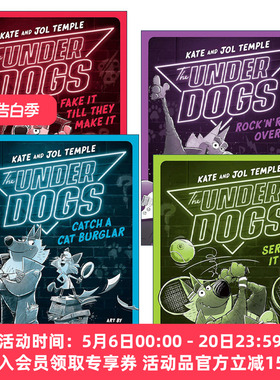 英文原版 The Underdogs 狗狗侦探系列4册 儿童侦探推理章节桥梁故事书 Shiloh Gordon 英文版 进口英语原版书籍
