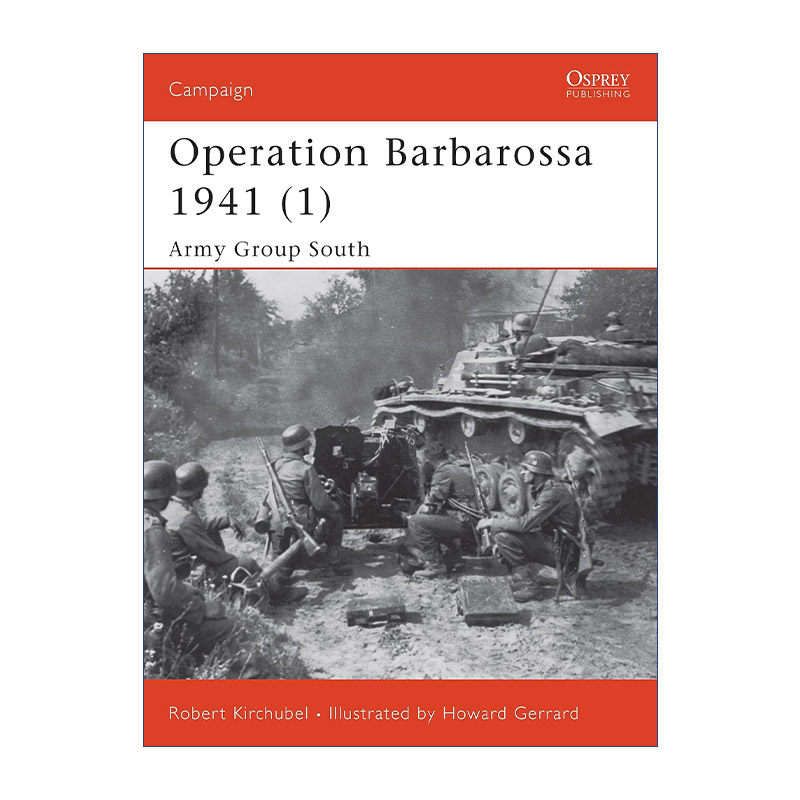 二战德军1941巴巴罗萨行动 英文原版 Operation Barbarossa 1941 (1) 卷一 战争历史系列 英文版 进口英语原版书籍