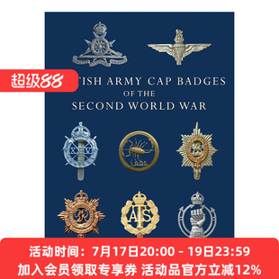 二战英国军帽徽章  英文原版 British Army Cap Badges of the Second World War 历史艺术图册 英文版 进口英语原版书籍