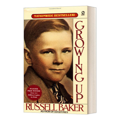 英文原版 Growing Up 成长 拉塞尔贝克童年自传 Russell Baker 英文版 进口英语原版书籍