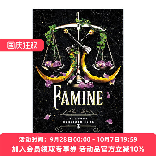 英文原版 Famine The Four Horsemen 03 饥荒 四骑士系列3 奇幻小说 Laura Thalassa 英文版 进口英语原版书籍