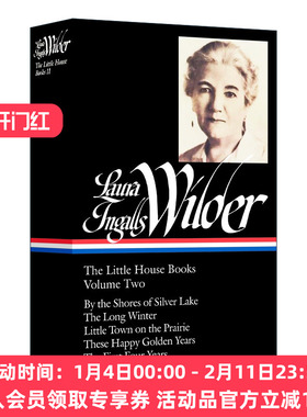 英文原版小说 Laura Ingalls Wilder 劳拉·英格尔斯·怀德 小屋系列书卷二 美国图书馆 精装 英文版 进口英语原版书籍