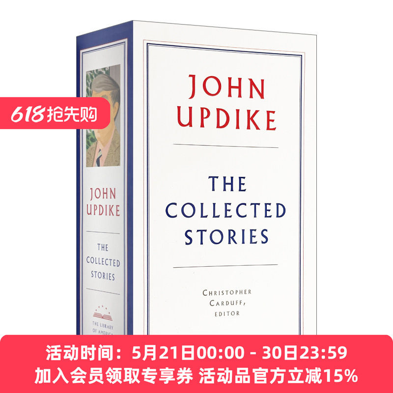 英文原版 John Updike The Collected Stories A Library of America Boxed Set 约翰·厄普代克故事小说集 套装 美国文库 英文版