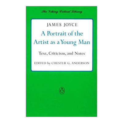 一个青年艺术家的画像 英文原版 A Portrait of the Artist as a Young Man 文本 批评 笔记 James Joyce 英文版 进口英语书籍