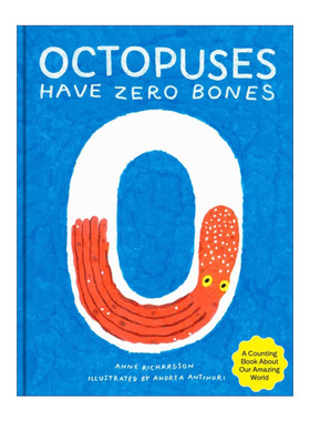 章鱼有多少骨头  英文原版 Octopuses Have Zero Bones 学数字 意大利插画师Andrea Antinori 精装绘本 英文版 进口英语原版书籍