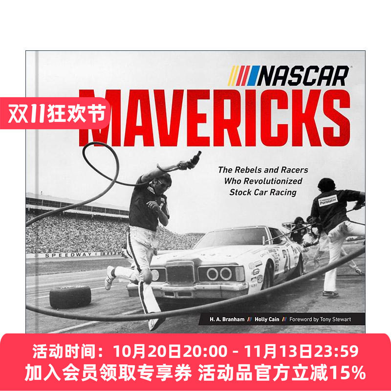 英文原版 NASCAR Mavericks 美国纳斯卡车赛 掀起赛车革命的反叛者和赛车手 精装汽车艺术画册 英文版 进口英语原版书籍