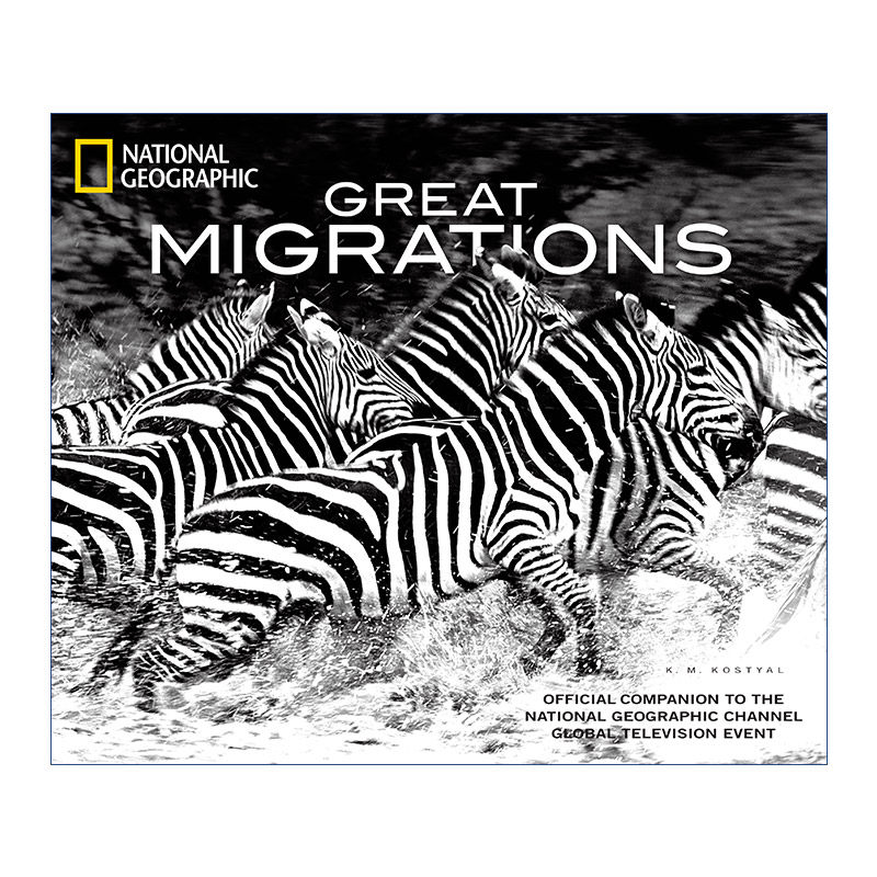动物大迁徙  英文原版 Great Migrations 美国国家地理 K.M. Kostyal 精装 英文版 进口英语原版书籍