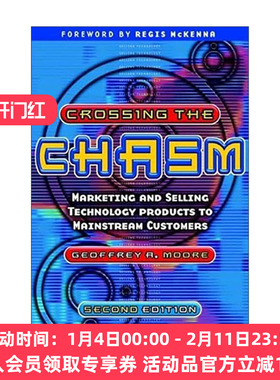 英文原版 Crossing the Chasm 跨越鸿沟 颠覆性产品营销指南 英文版 进口英语原版书籍