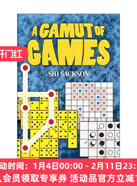 英文原版 A Gamut of Games 各种游戏 纸牌 跳棋 字谜 游戏设计权威Sid Sackson 英文版 进口英语原版书籍