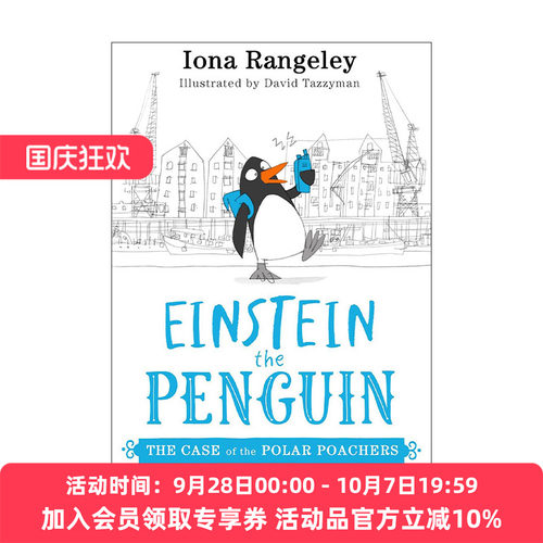 英文原版 Einstein the Penguin the Case of the Polar Poachers 企鹅爱因斯坦3 北极偷猎者 英文版 进口英语原版书籍